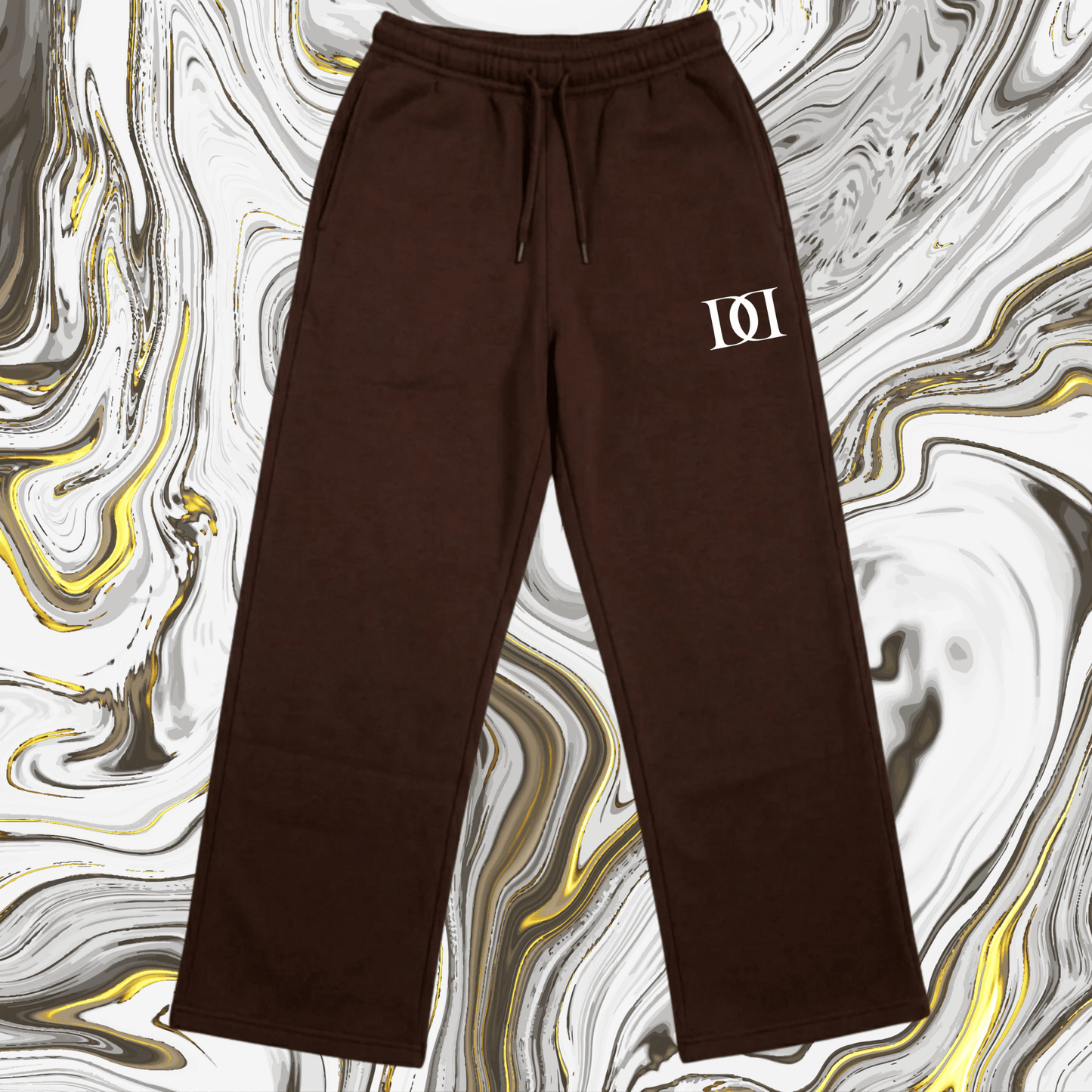 Delluci OG Set - Brown Crewneck & Wide - Leg - Delluci