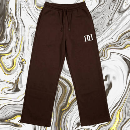 Delluci OG Set - Brown Crewneck & Wide - Leg - Delluci