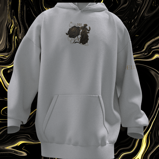 Grandeur - 100: The Aurelian Bloom Hoodie - Delluci